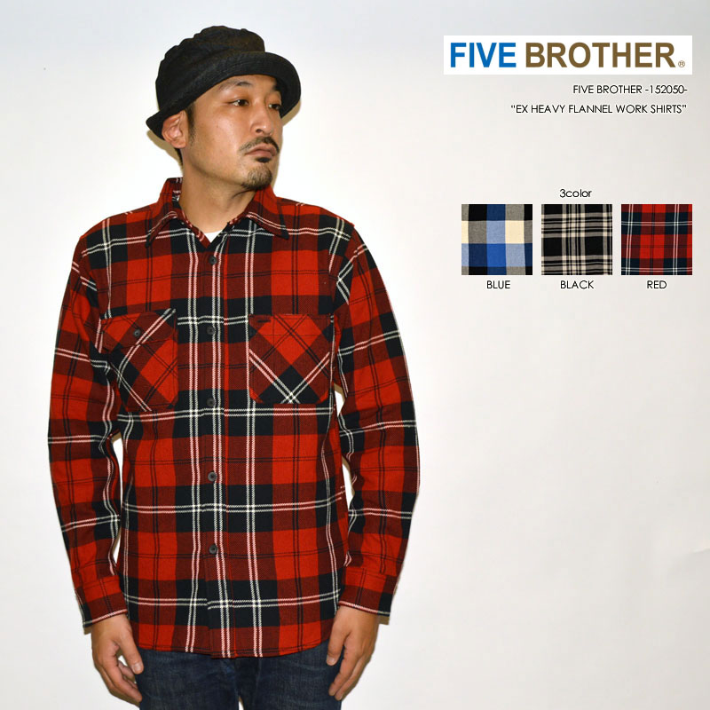 five brother ネルシャツ